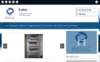 eralec-cergy.fr website preview