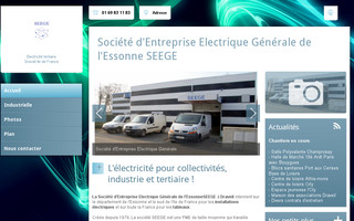 seege-electricite.fr website preview