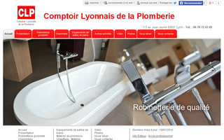 comptoirlyonnaisplomberie.com website preview