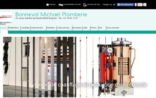 bonneval-plomberie.fr website preview
