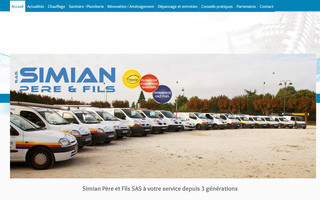 plomberie-chauffage-sanitaire-simian.fr website preview