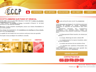 cccp-plomberie.fr website preview