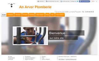 an-arvor-plomberie.fr website preview