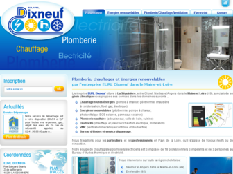 plomberie-chauffage-dixneuf.com website preview