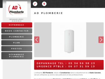 adplomberie.fr website preview