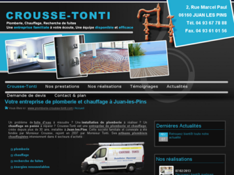 plomberie-crousse-tonti.com website preview