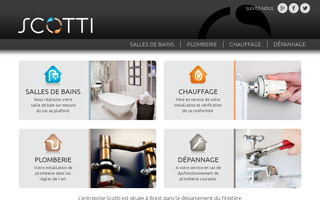 scotti-plomberie.fr website preview