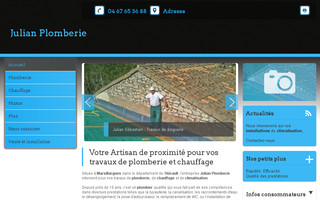 julian-plomberie.fr website preview