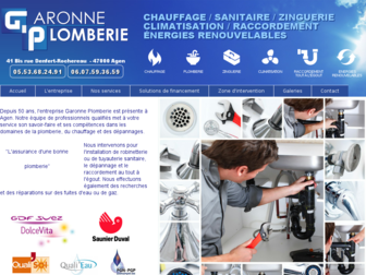 garonne-plomberie.fr website preview