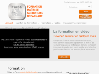formation-serrurier.com website preview