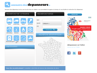 annuaire-des-depanneurs.fr website preview
