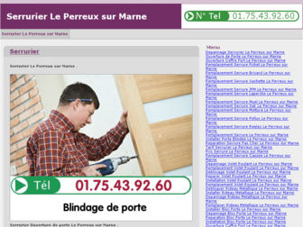 serrurierleperreuxsurmarne.info website preview
