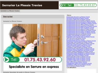 serrurierleplessistrevise.info website preview