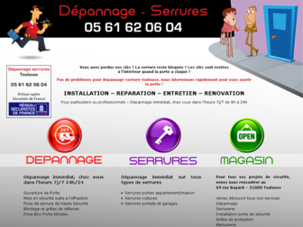 depannage-serrure-toulouse.com website preview