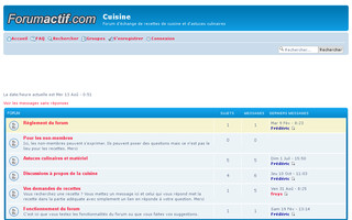 cuisine.forumactif.info website preview