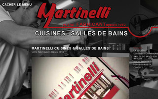 cuisines-martinelli.fr website preview