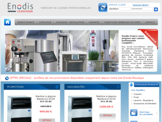 enodis-boutique.fr website preview