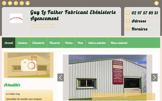 cuisine-ebenisterie-agencement-lefalher.fr website preview