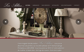 les-allees-deco.fr website preview