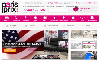 paris-prix.com website preview