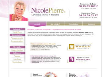 nicolepierre.fr website preview