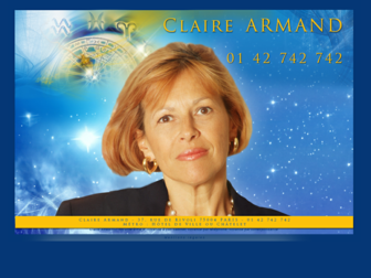 clairearmand.com website preview