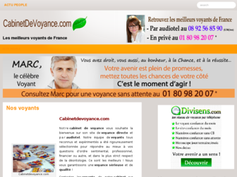 cabinetdevoyance.com website preview
