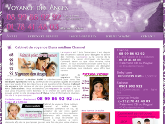 voyance-des-anges.com website preview