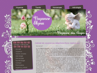 voyance-elyna.com website preview