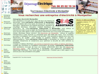 depannage-electricien-montpellier.fr website preview