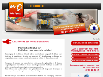 depannage-electricien-lyon.fr website preview