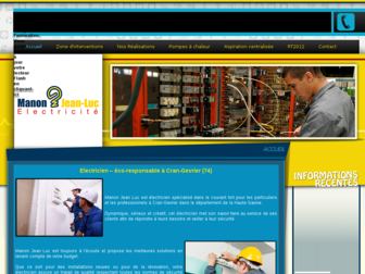 manon-electricite.com website preview