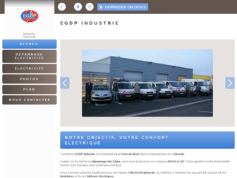 electricite-depannage-arcachon.fr website preview