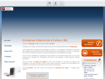 electricite-brottier.com website preview