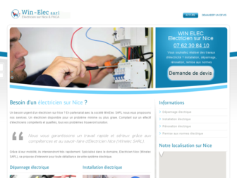 electriciennice.net website preview
