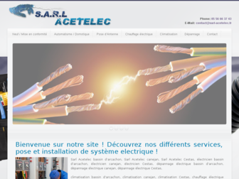 electricien-gironde.net website preview