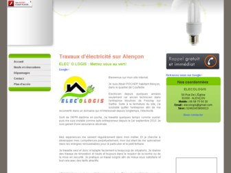 elecologis61.fr website preview