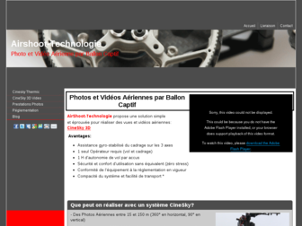 airshoot-technologie.com website preview