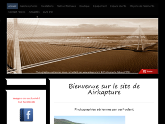 airkapture.fr website preview