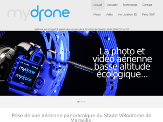 mydrone.fr website preview