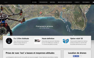drone-riviera.com website preview