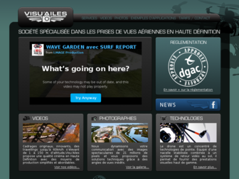 visuailes.fr website preview