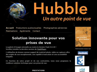 hubble-drone.com website preview