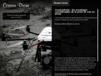 corsicadrone.com website preview