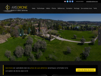 axisdrone.com website preview