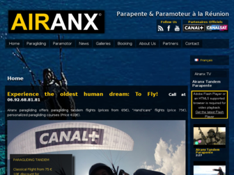 airanx-parapente.com website preview