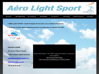 aero-light-sport.fr website preview