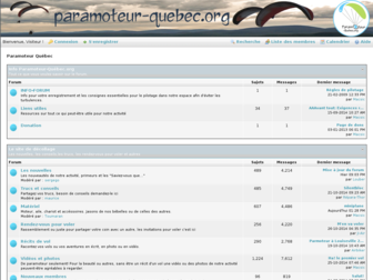 paramoteur-quebec.org website preview