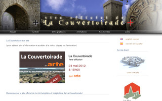 lacouvertoirade.com website preview