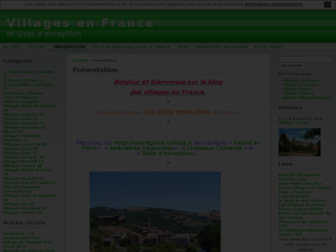 villagesenfrance.unblog.fr website preview